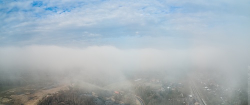 03-2023-00081 - Tåge over Lejre (120 m) Panorama